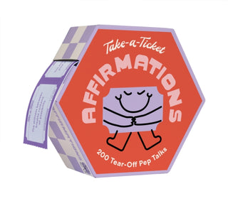 Cover image for 9781797225739 - Take-a-Ticket: Affirmations