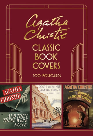 Cover image for 9781797226248 - Agatha Christie Classic Book Covers: 100 Postcards