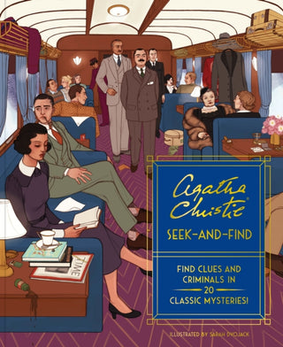 Cover image for 9781797226255 - Agatha Christie Seek-and-Find