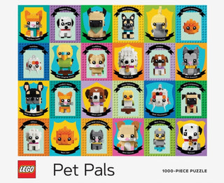 Supplemental image for 9781797227429 - LEGO Pet Pals 1000-Piece Puzzle