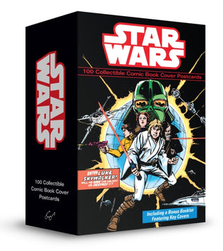 Cover image for 9781797227443 - Star Wars 100 Collectible Comic Book Cover Postcards