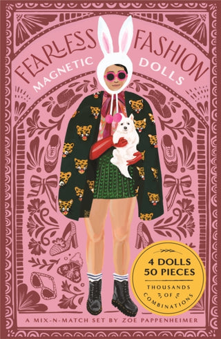 Supplemental image for 9781797227641 - Fearless Fashion Magnetic Dolls