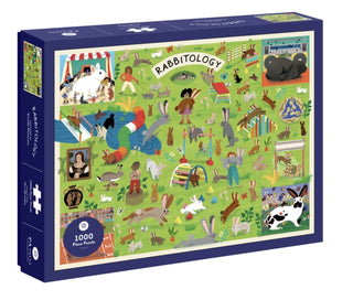 Supplemental image for 9781797231662 - Rabbitology 1000 Piece Puzzle