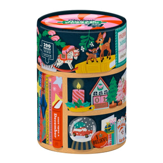 Supplemental image for 9781797231891 - Festive Curiosities 200-Piece Jigsaw Puzzle