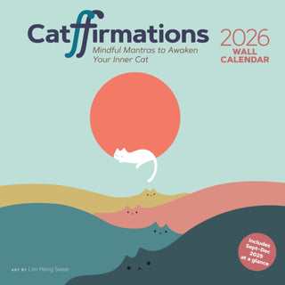 Cover image for 9781797232157 - Catffirmations 2026 Wall Calendar