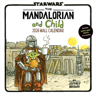 Cover image for 9781797234342 - Star Wars The Mandalorian and Child 2026 Wall Calendar