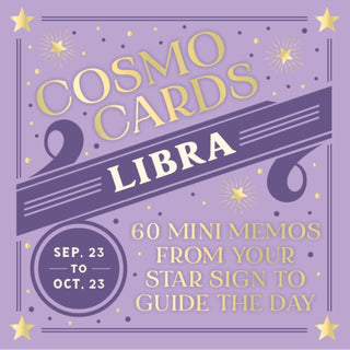 Cover image for 9781797234526 - Cosmo Cards: Libra