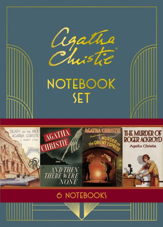 Cover image for 9781797234649 - Agatha Christie Notebook Set