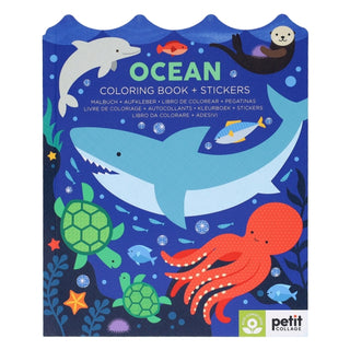 Supplemental image for 9781797234908 - Ocean Coloring Book + Stickers