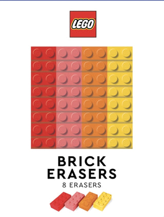 Supplemental image for 9781797235219 - LEGO Brick Erasers (Multicolor)