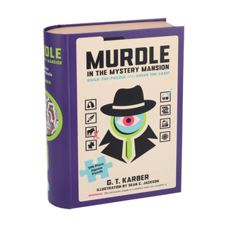 Supplemental image for 9781797235691 - Murdle in the Mystery Mansion 500-Piece Jigsaw Puzzle