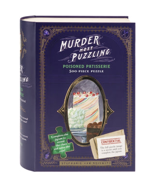 Cover image for 9781797235769 - Murder Most Puzzling Poisoned Patisserie 500-Piece Puzzle
