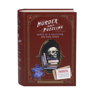 Cover image for 9781797235783 - Murder Most Puzzling Death of a Collector 500-Piece Puzzle