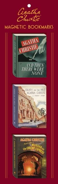 Cover image for 9781797237053 - Agatha Christie Magnetic Bookmarks