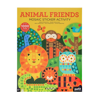 Cover image for 9781797237541 - Mosaic Sticker Activity: Animal Friends