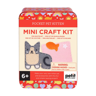 Supplemental image for 9781797237589 - Mini Craft Kit: Pocket Pet Kitten