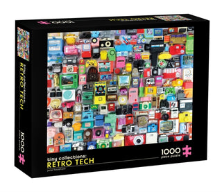 Cover image for 9781797237688 - Tiny Collections Retro Tech 1000-Piece Puzzle