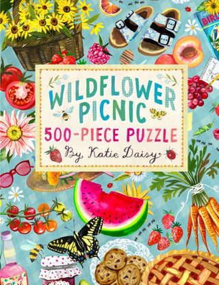 Cover image for 9781797238883 - Wildflower Picnic 500-Piece Puzzle