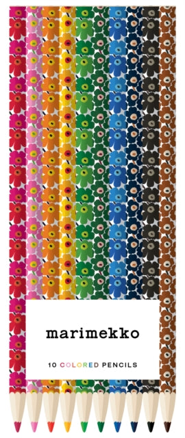Cover image for 9781797239002 - Marimekko Colored Pencils (Unikko)