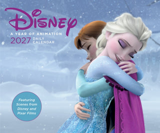 Cover image for 9781797240596 - Disney A Year of Animation 2027 Daily Calendar