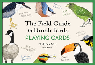 Cover image for 9781797241074 - The Field Guide to Dumb Birds Playing Cards