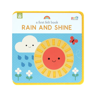 Cover image for 9781797241586 - A First Felt Book: Rain and Shine