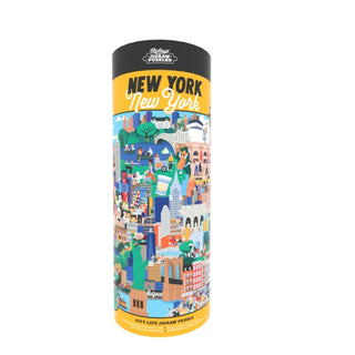 Cover image for 9781797242279 - New York, New York! City Life 1000-piece Jigsaw Puzzle