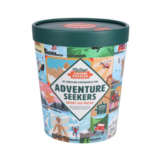 Supplemental image for 9781797242286 - 50 Thrilling Experiences for Adventure Seekers 1000-piece Bucket List Jigsaw Puzzle