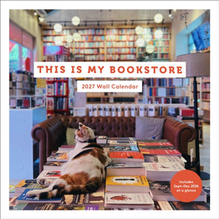 Cover image for 9781797242484 - This Is My Bookstore 2027 Wall Calendar