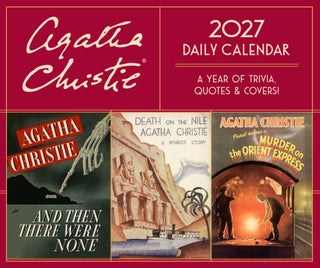 Cover image for 9781797242835 - Agatha Christie 2027 Daily Calendar