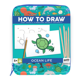 Cover image for 9781797244099 - How to Draw Ocean Life