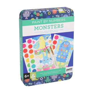 Cover image for 9781797244112 - Paint by Numbers: Monsters
