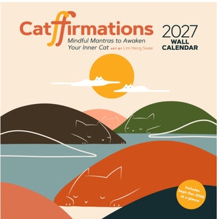 Cover image for 9781797244303 - Catffirmations 2027 Wall Calendar