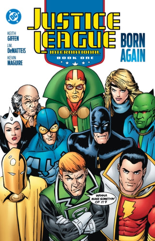 Cover image for 9781799500568 - Justice League International Book One: Born Again (2025 Edition)