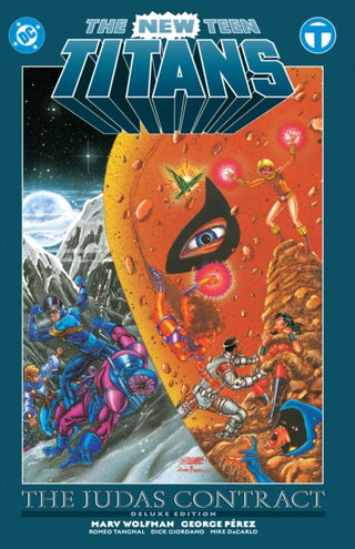 Cover image for 9781799503231 - The New Teen Titans: The Judas Contract Deluxe Edition