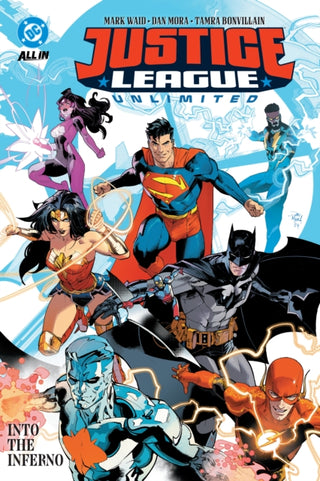 Cover image for 9781799505716 - Justice League Unlimited Vol. 1: Into the Inferno