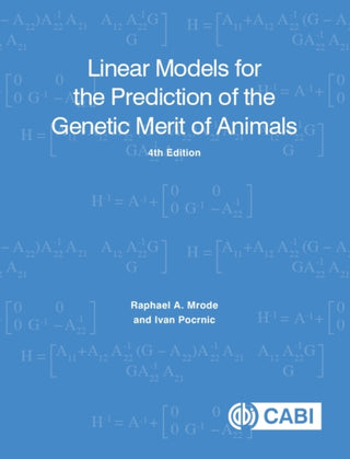 Supplemental image for 9781800620483 - Linear Models for the Prediction of the Genetic Merit of Animals