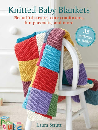 Cover image for 9781800652583 - Knitted Baby Blankets: 35 patterns to make