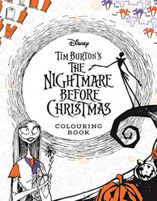 Cover image for 9781800781221 - Disney Tim Burton's The Nightmare Before Christmas Colouring Book