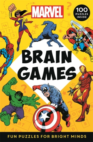 Cover image for 9781800785670 - Marvel Brain Games