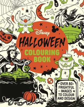 Cover image for 9781800789777 - Disney Halloween Colouring Book