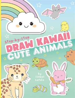 Cover image for 9781800789937 - Draw Kawaii: Cute Animals