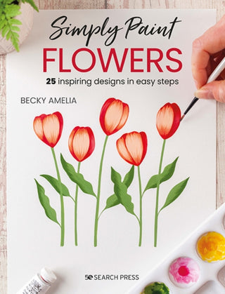 Supplemental image for 9781800920392 - Simply Paint Flowers