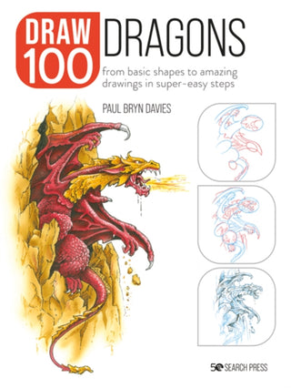 Cover image for 9781800920903 - Draw 100: Dragons