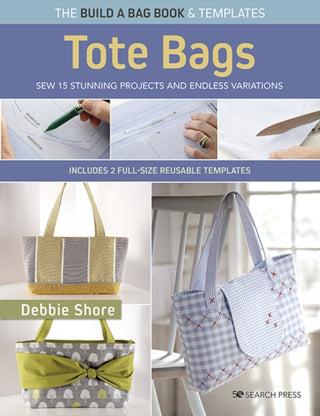 Cover image for 9781800921092 - The Build a Bag Book: Tote Bags (paperback edition)