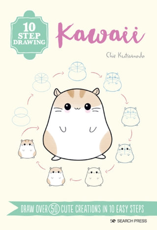 Cover image for 9781800921177 - 10 Step Drawing: Kawaii