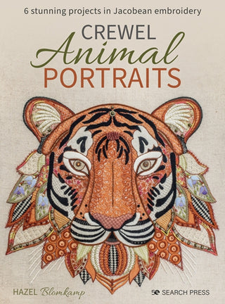 Cover image for 9781800921306 - Crewel Animal Portraits