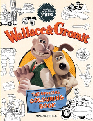 Cover image for 9781800921443 - Wallace & Gromit: The Official Colouring Book