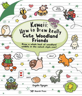 Cover image for 9781800921818 - Kawaii: How to Draw Really Cute Woodland Friends