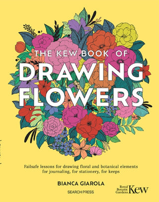 Cover image for 9781800922273 - The Kew Book of Drawing Flowers